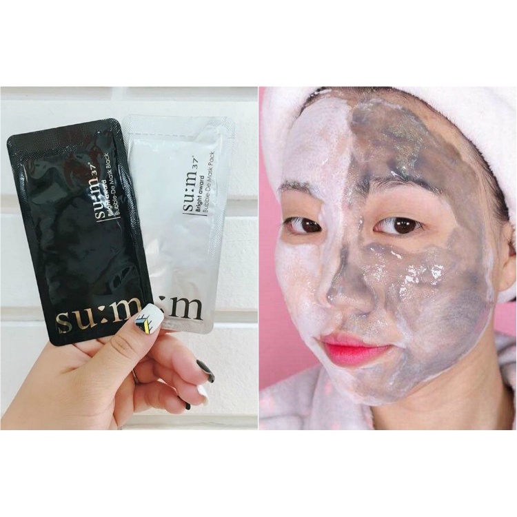 Mặt nạ thải độc Sum 37 Bright Award Bubble De Mask Hàn Quốc