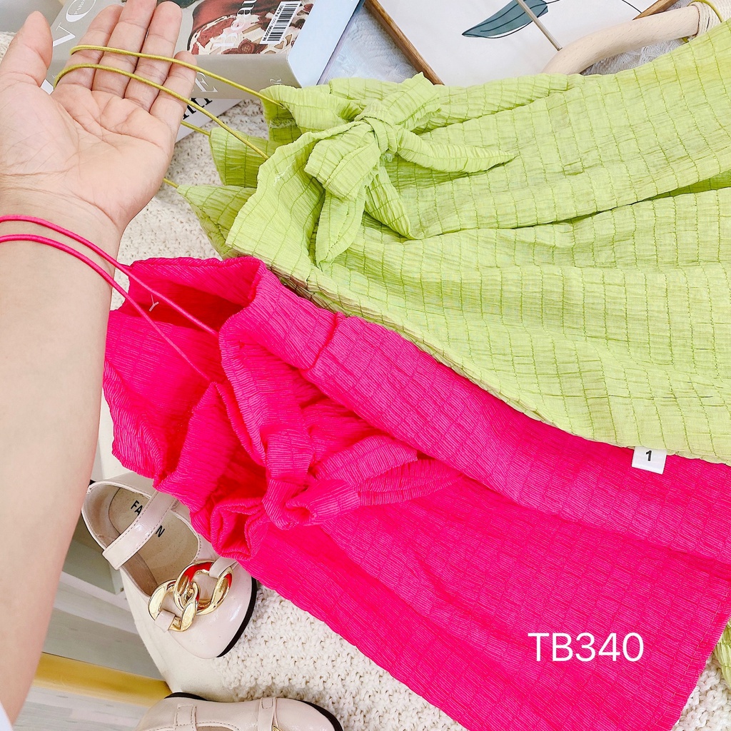 VAY40 - Váy bé gái, Váy 2 dây xòe, chất xốp cho bé từ 8-18kg, Richkid123