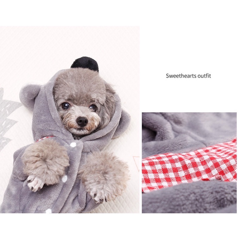 Bộ 4 Chân Nhung Gấu Koala Cực Xinh Cho Thú Cưng