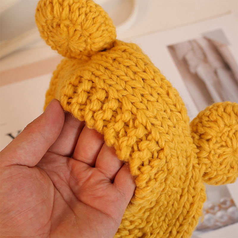 Mũ beanie mềm giữ ấm thời trang cho nam và nữ