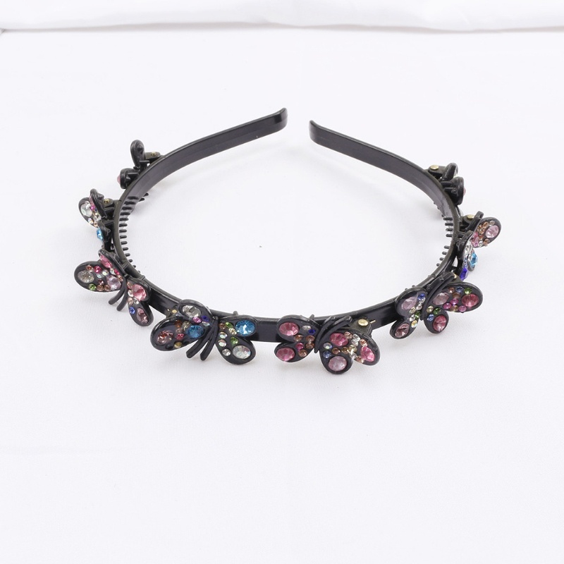 Cài Tóc Hình Bướm Đính Đá Nhiều Màu Sắc Tạo Kiểu Tóc Thời Trang Cho Nữ