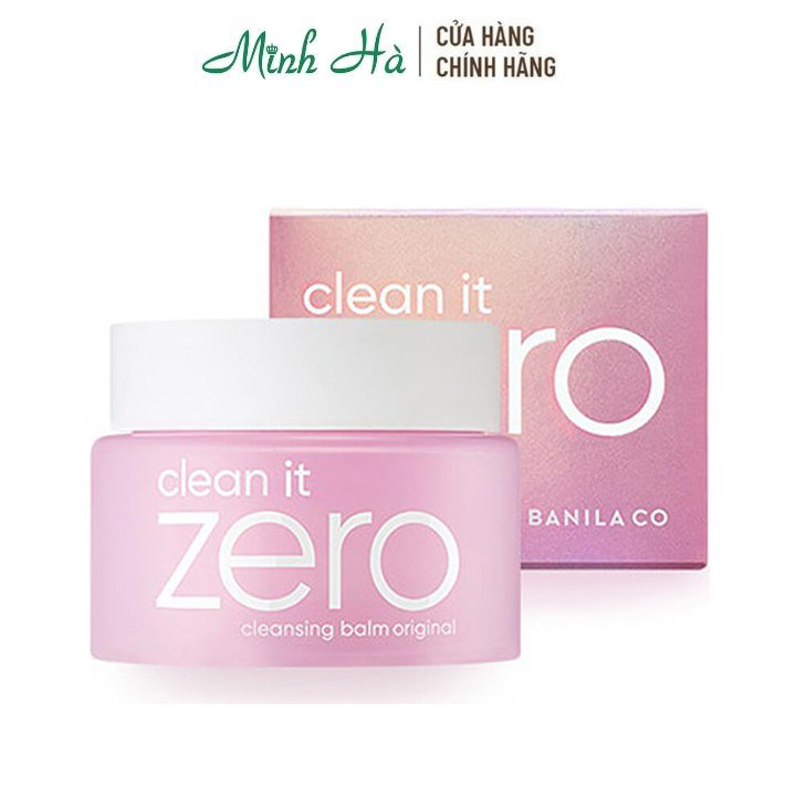 Sáp tẩy trang Zero Banila Co Clean It Zero Cleansing Balm giúp tẩy sạch sâu lớp trang điểm đậm nhất