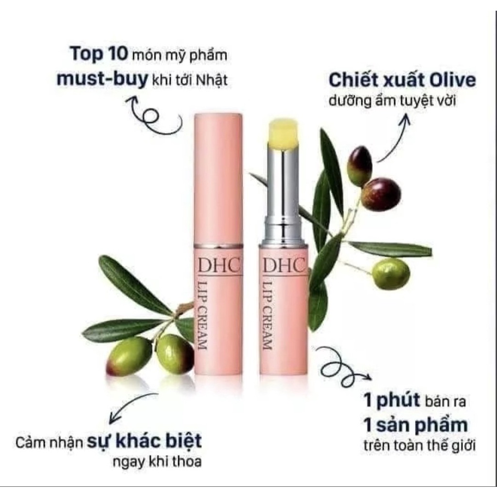Son dưỡng không màu DHC Lip Cream 1.5g