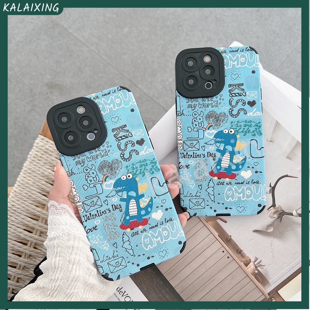 Ốp Điện Thoại Họa Tiết Động Vật Hoạt Hình Cho iPhone 12 Pro Max 13pro 11pro 7plus 8 Xr X