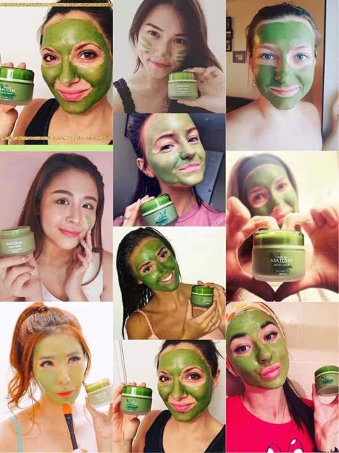 HŨ MẶT NẠ BÙN TRÀ XANH GIẢM MỤN DƯỠNG TRẮNG MATCHA LAIKOU