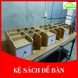 Kệ sách mini Kệ gỗ để bàn mini gỗ MDF
