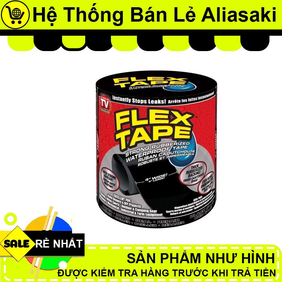 [ Flash Sale ] Miếng Vá Ống Nước FLEX TAPE Siêu Dính Rẻ Nhất