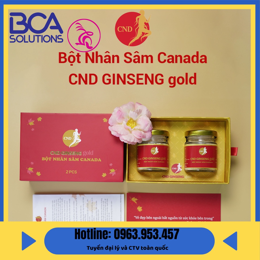 Bột Nhân Sâm Canada CND tăng cường thể trạng, tăng hệ miễn dịch, tăng sức đề kháng