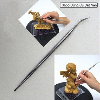 Dụng cụ tạo hình đất sét 2 đầu nặn, chất liệu thép không rỉ