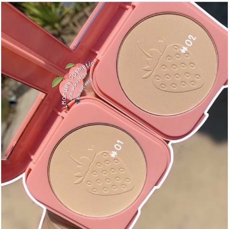 Phấn nén kèm mút tán quả dâu Kissbeauty | BigBuy360 - bigbuy360.vn
