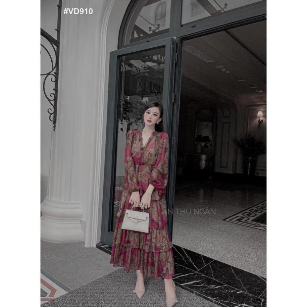 💝 FREESHIP 💝 Đầm Dự Tiệc Đầm maxi nhiều tầng họa tiết hoa đi biển siêu sang chảnh -VD910 [Mẫu Mới Hè 2021] | BigBuy360 - bigbuy360.vn
