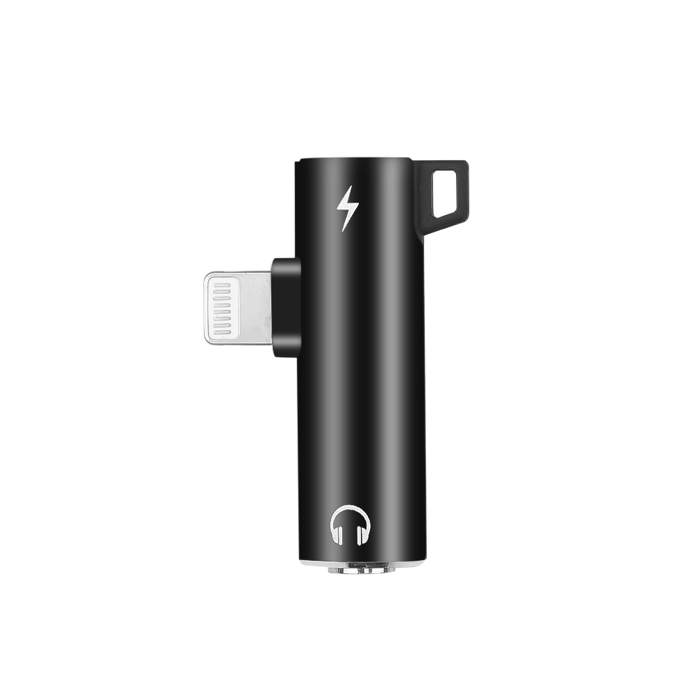 Đầu điều hợp chuyển đổi cắm Lightning sang 3.5mm kèm cổng sạc cho iPhone