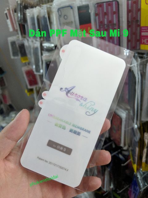 Dán PPF mặt lưng cho các dòng Xiaomi Mi - Mi 9 / Mi 8 / Mi 9SE / Mi 10 / Mi 10 Pro / Mi 8 SE / Redmi K30 Pro ... để dễ