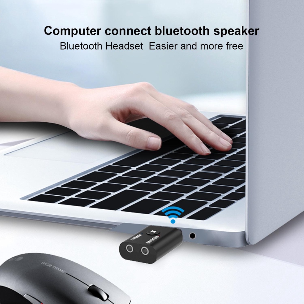 Bộ Chuyển Đổi Âm Thanh USB Bluetooth Không Dây Di Động 5 0 Cho Điện Thoại / Máy Tính Bảng / Loa MP3