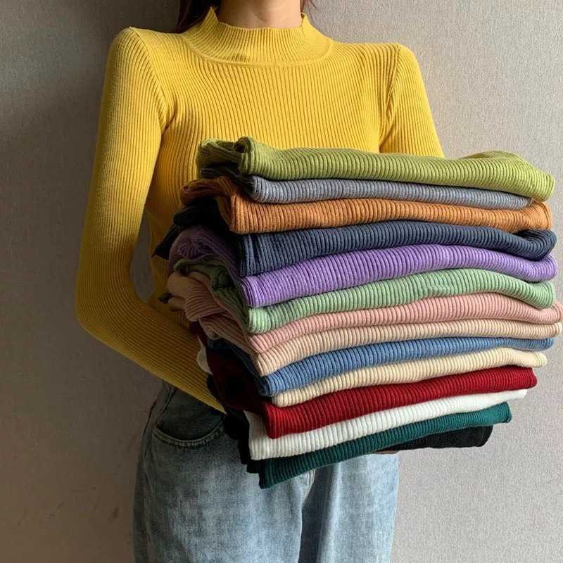 Áo len nữ tay dài cổ cao form đẹp thu đông ulzzang thời trang Fmstyle Saigon 21ALU10P21502 | BigBuy360 - bigbuy360.vn