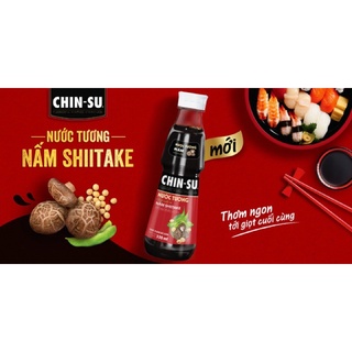 NƯỚC TƯƠNG CHINSU NẤM SHIITAKE CHAI 700ML
