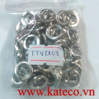 TTVD108 Phụ kiện trang trí inner 11mm, outer 14mm Màu bạc 50 gram/bịch