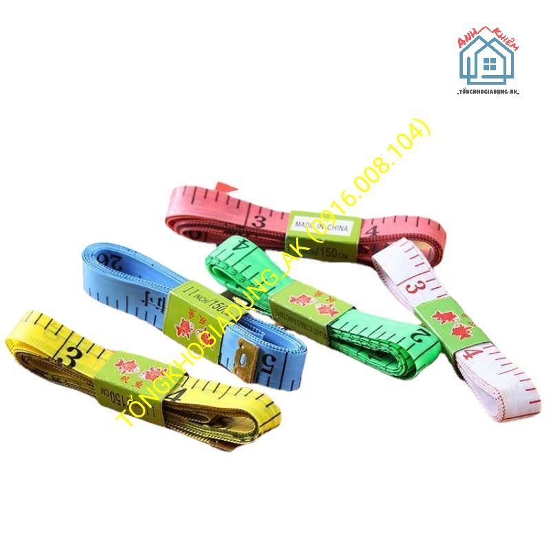 Thước dây, thước thợ may 1.5 m đầu bọc đồng (mb)