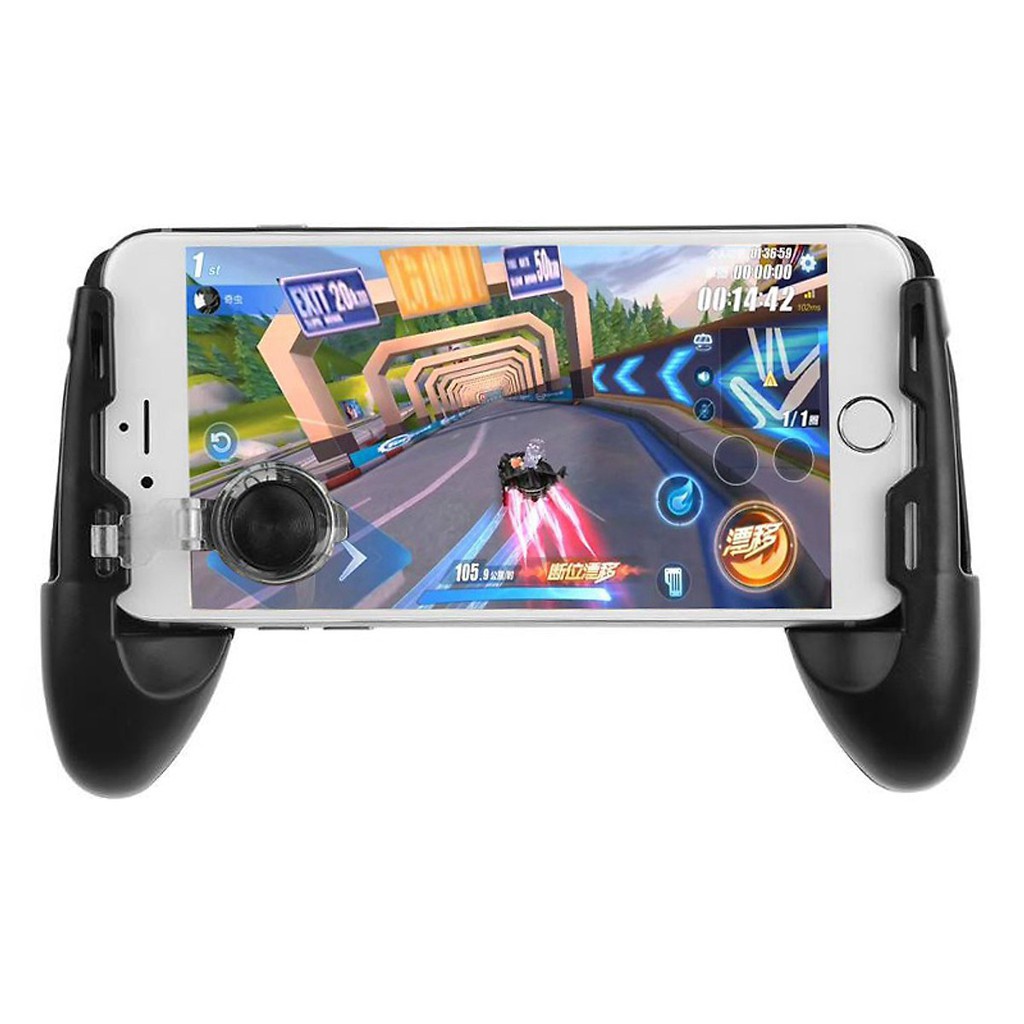 Tay Cầm Chơi Game Liên Quân - PUPG Kiêm Giá Đỡ Điện Thoại Có Nút Bấm - Gamepad(Tặng 2 Nút joystick) Xgamingstore -dc4066