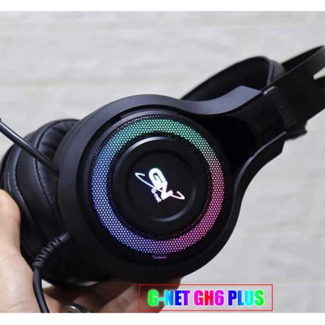 Tai nghe Gaming G-Net GH6 7.1 USB Led RGB, GH6 PLUS, RUNG, 7.1 RGB I Head phone GNET GH6, GH6 PLUS âm thanh 7.1 RGB LED