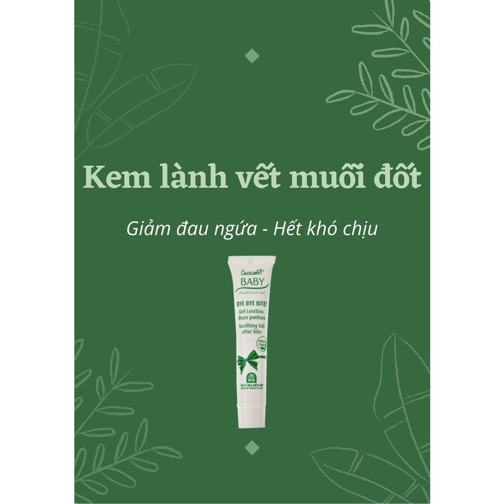 Gel muỗi đốt, côn trùng cắn thảo dược Cucciolo