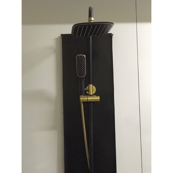 Bộ sen cây inox sơn tĩnh điện màu đen