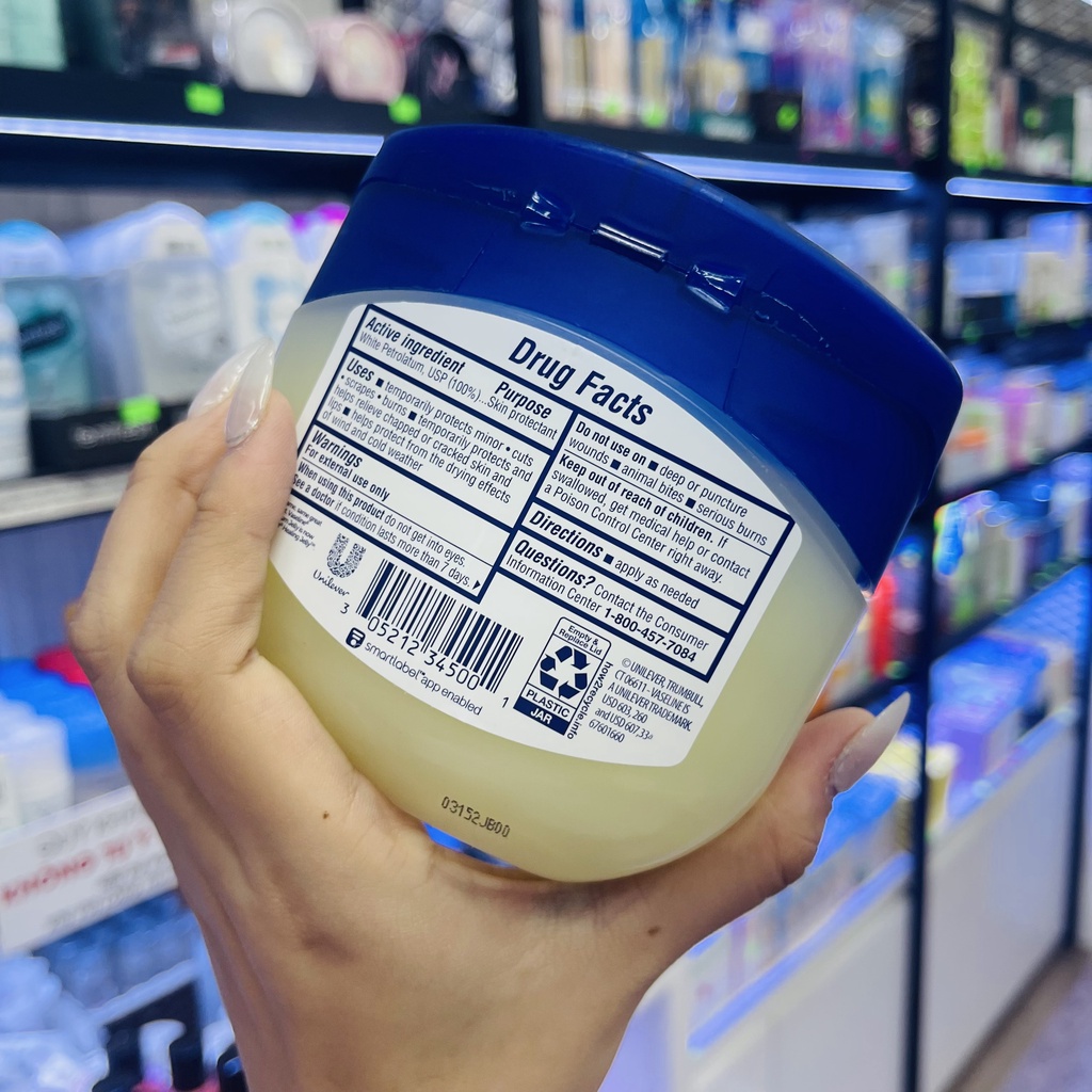 Sáp Dưỡng VASELINE Pure Petroleum Jelly Original 49G/368G