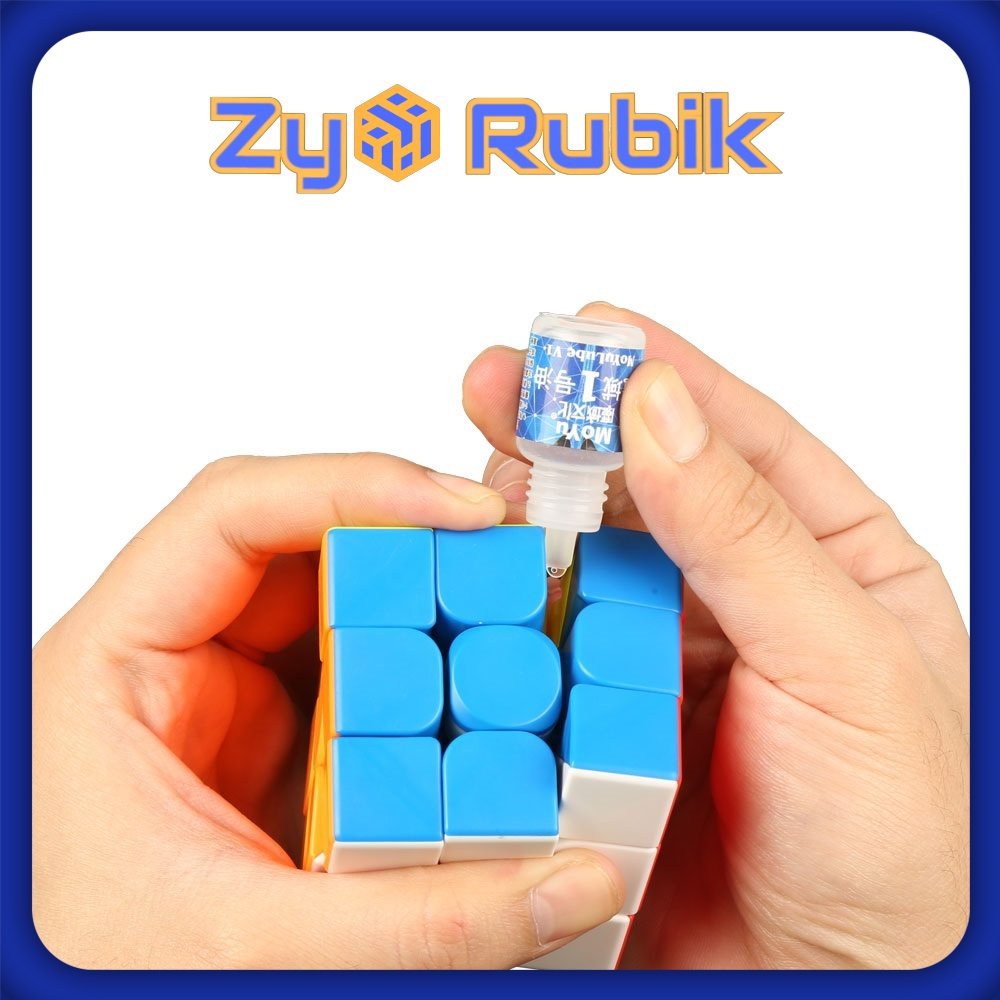 Rubik 3x3 Moyu Meilong 3M/ Moyu Meilong 3M Stickerless cao cấp ( Đã được hãng mod nam châm ) - ZyO Rubik