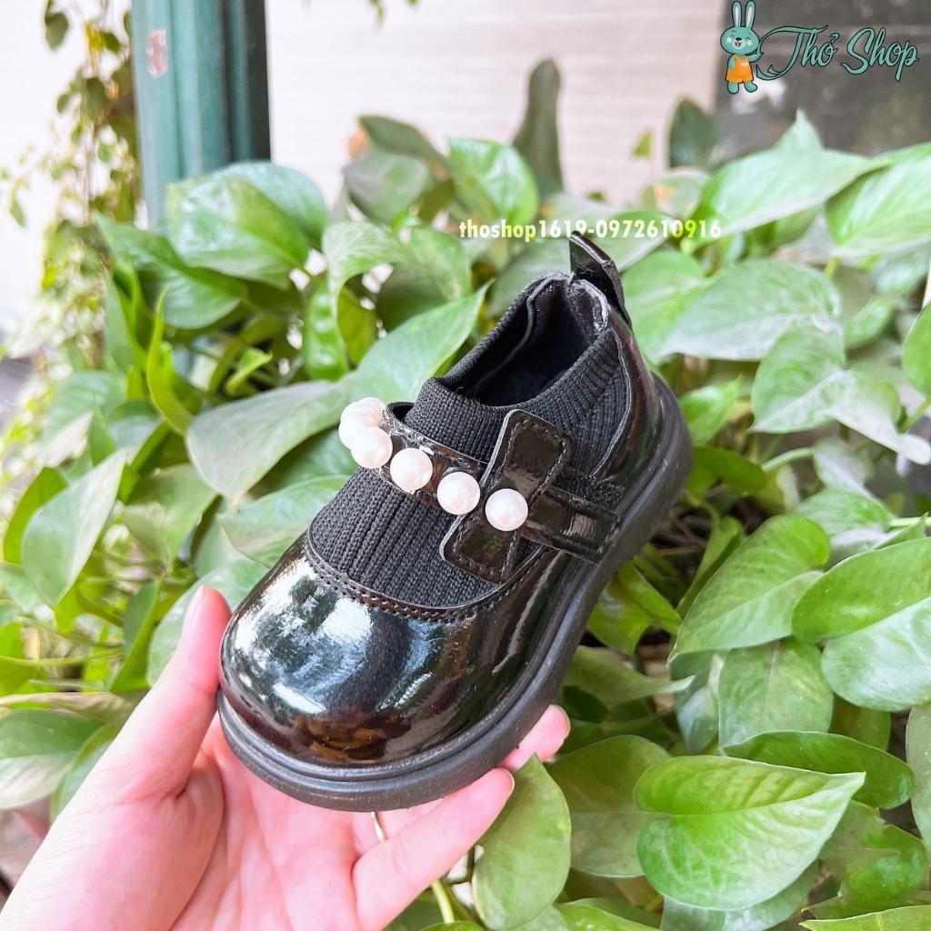 Giày Búp Bê Đính Ngọc,đế mềm cho bé gái( kèm ảnh thật )