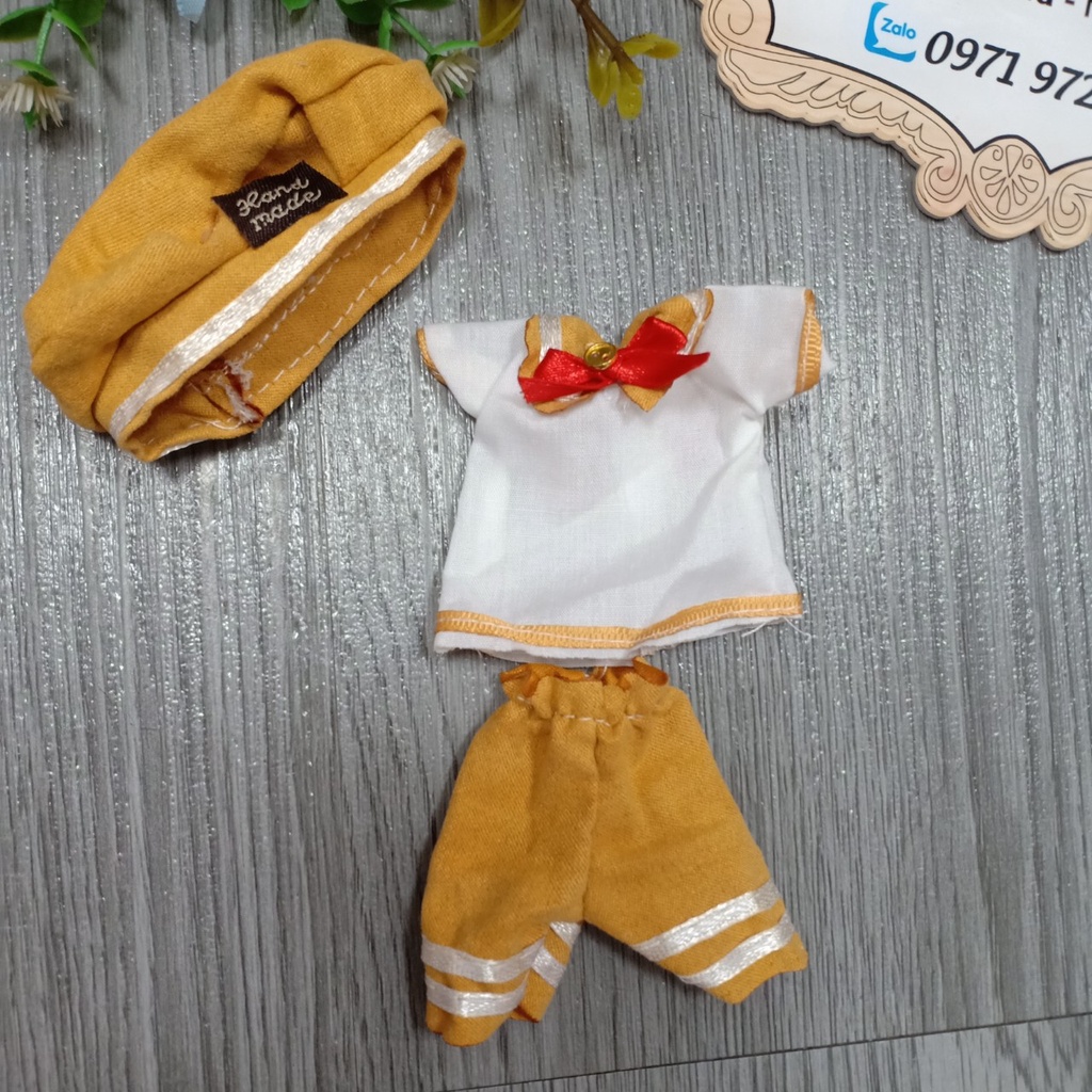 Quần áo và Váy học sinh cho búp bê baboliy 16cm Aniemedolls 638 NCT 7 Mẫu khác nhau