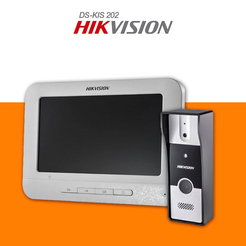 Bộ Chuông Cửa Màn Hình Màu Analog HIKVISION DS-KIS202 - Bảo Hành Chính Hãng 12 Tháng