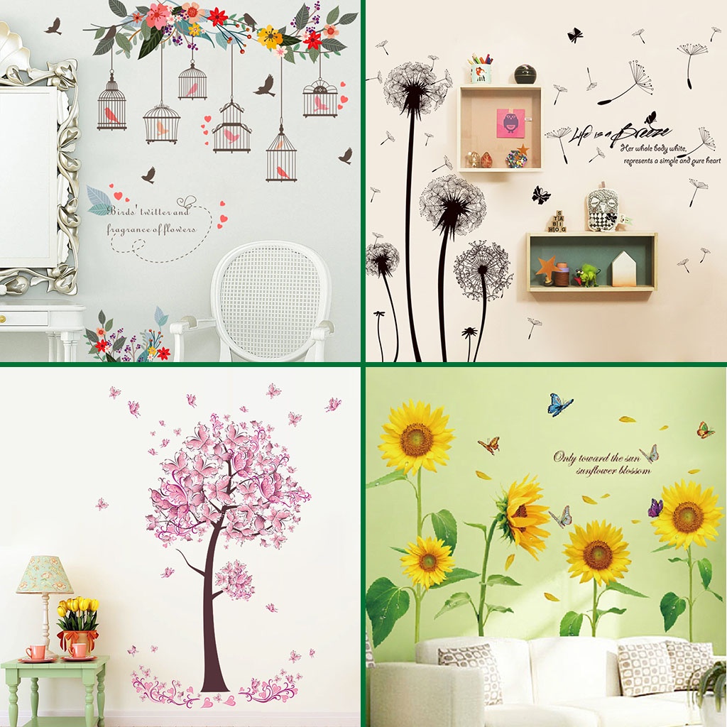 Tranh dán tường, decal dán tường decor phòng nhiều mẫu lựa chọn