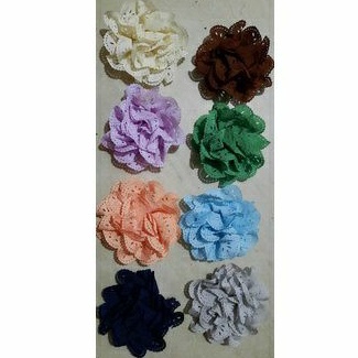 Hoa voan trang trí 9cm