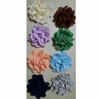 Hoa voan trang trí 9cm