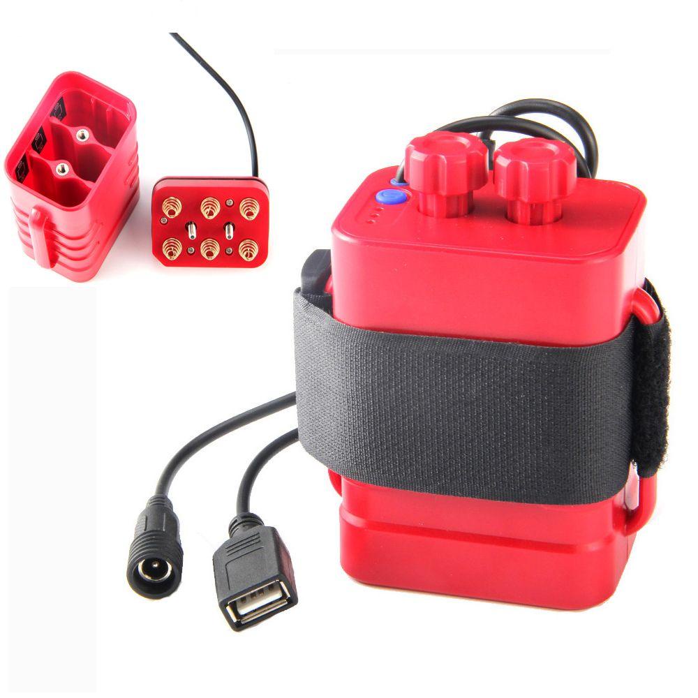Hộp Pin Sạc USB 18650 5V Cho Xe Đạp