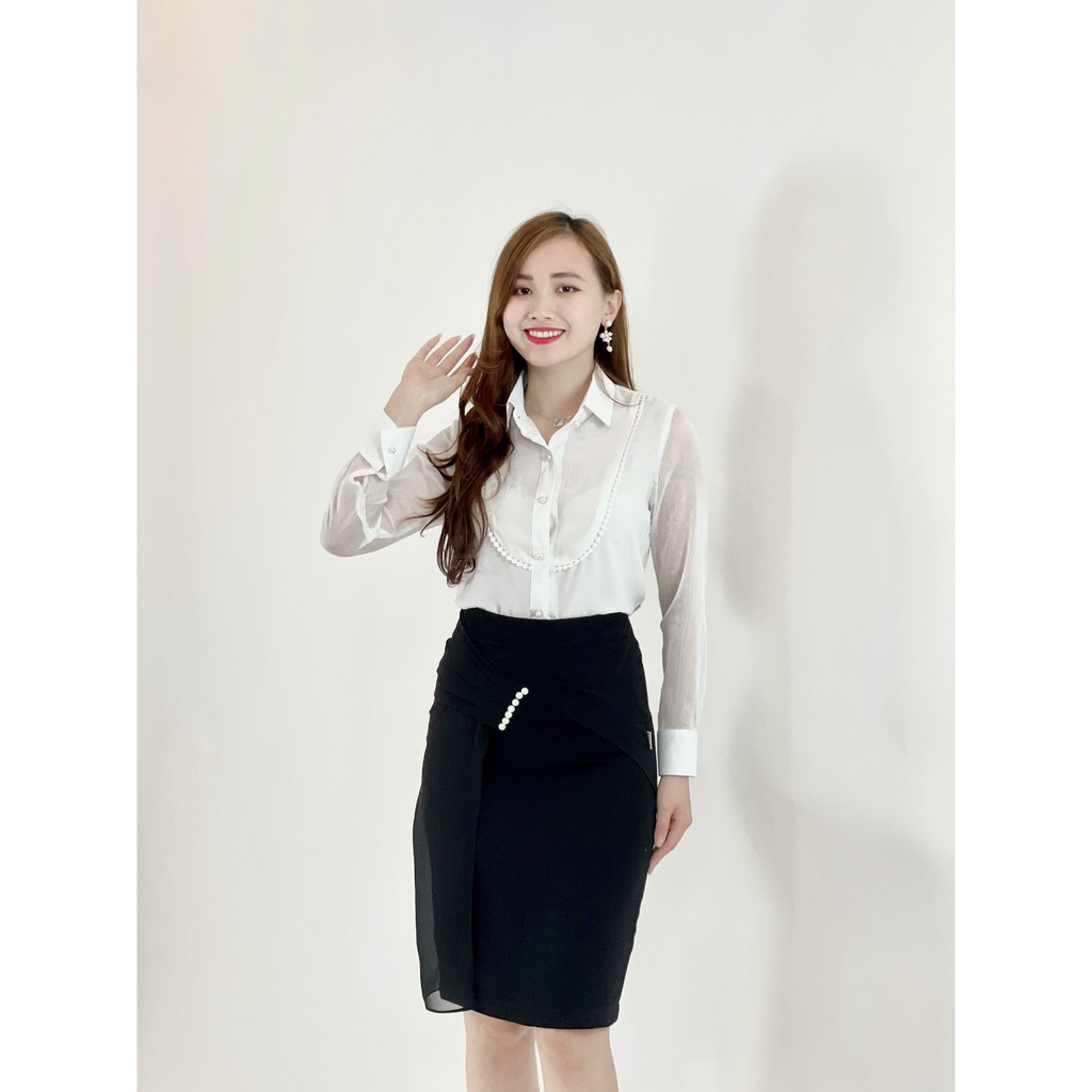 Áo sơ mi nữ thiết kế cao cấp Emvy H15