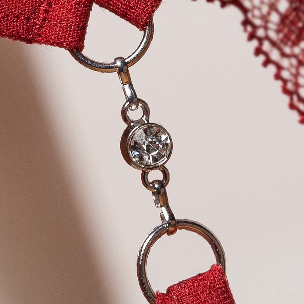 Quần Lót Lọt Khe Phối Ren Hoa Trong Suốt Gợi Cảm Cho Nữ