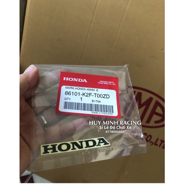 Tem chữ honda dán đèn sau xe máy - tem hàng thái lan - Giá bao rẻ