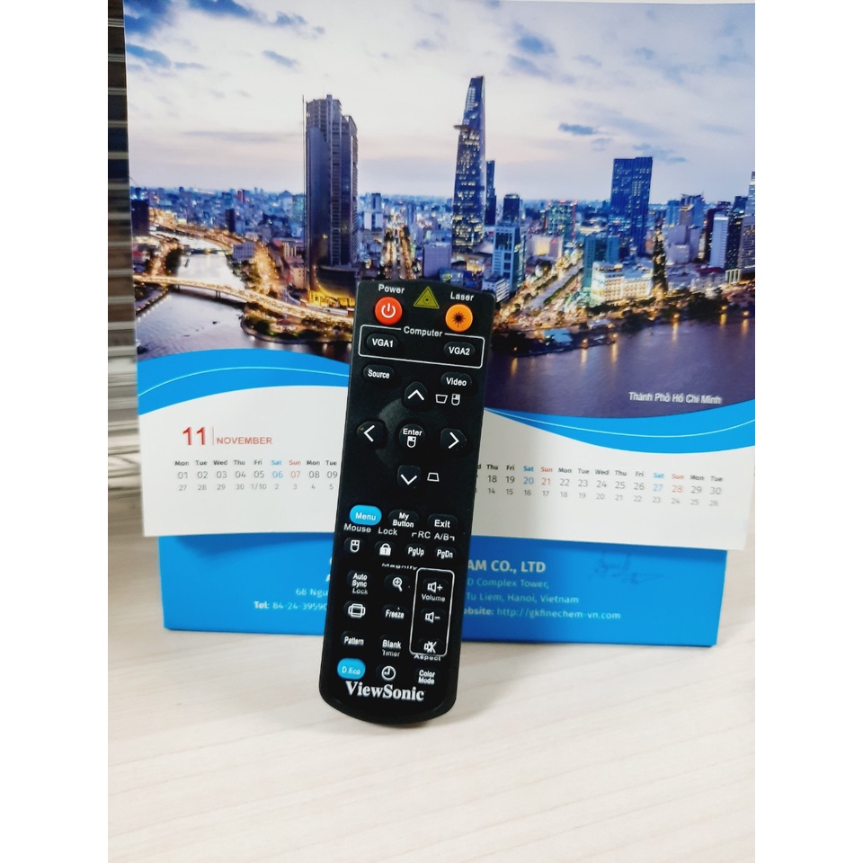 Remote Điều khiển máy chiếu ViewSonic- Hàng chính hãng theo máy mới 100% Tặng kèm Pin