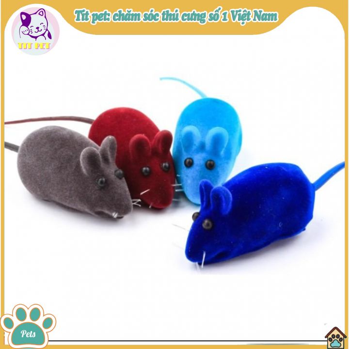 Đồ Chơi Cho Mèo Chuột Chíp Chíp Nhựa Thiết Kế Đơn Giản Đáng Yêu