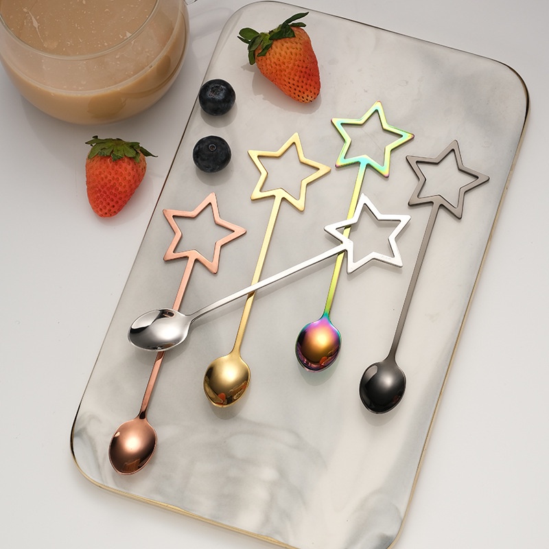 Muỗng Cà Phê Bằng Thép Không Gỉ 304 Phong Cách Nhật Bản