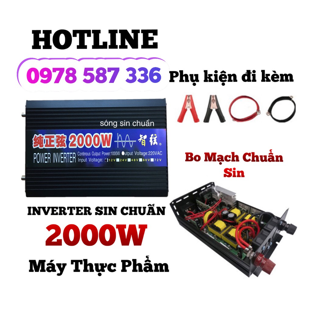 Bộ Kích Điện 2000W Sin Chuẩn