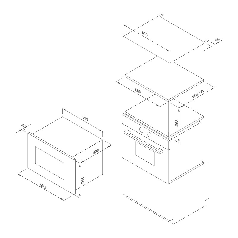 [Mã ELHADEV giảm 4% đơn 300K] [FREESHIP HCM] Lò Vi Sóng Âm Tủ Malloca MW-927BG - Dung Tích 27L - Điều Khiển Cảm Ứng