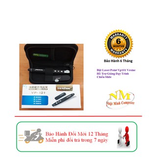 Bút Laser Point Vp101 Vesine Hỗ Trợ Giảng Dạy Trình Chiếu Slide -Tặng Ví Da -DC366