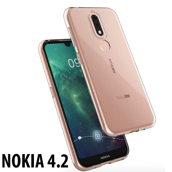 Ốp Lưng Silicon Trong Suốt Cho Nokia 4.2, Ốp Lưng Nokia 4.2