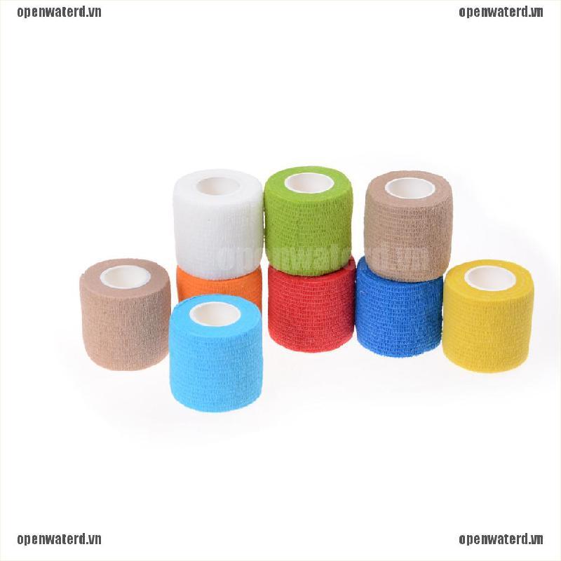 [Hàng mới về] Băng dán y tế 4.5m x 5cm tự dính chống thấm nước chăm sóc cơ bắp