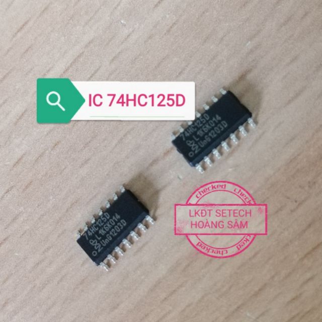 IC số 74HC125 dán 74HC125D chân dán SOIC14