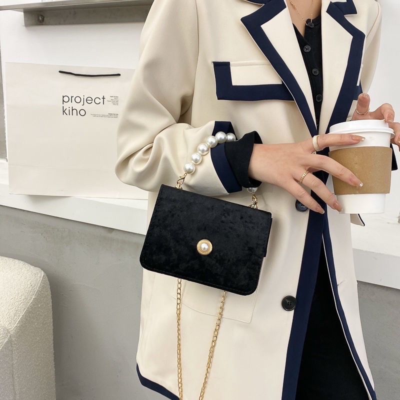 Túi xách nhung ngọc sang chảnh