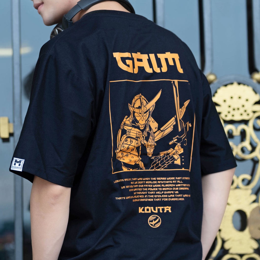 Áo thun Gaim Samurai Oversized