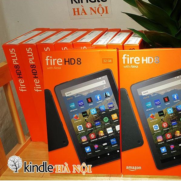 [New 100%] Máy tính bảng Kindle Fire HD 8 2020/2022 10th màn hình 8inch sắc nét, RAM 2GB, dung lượng 32GB